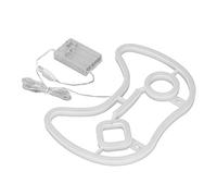 Néon, 11 Pouces X 7,5 Pouces Contrôleur de Jeu LED en Forme de Néon PVC ABS Batterie Enseigne au Néon alimenté par USB Décoration Intérieure de Club de Salle, Enseignes au Néon