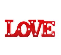 Néon LED Amour Signe, Amour Néon Décoration Murale Alimenté Par Batterie Love Light Signe Maison Chambre À Coucher Saint Valentin Lampe Led Décorative Pour Famille Réunion Bar Extérieur(Blanc Chaud)