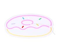 Néon LED Mural Donut 37cm Multicolore