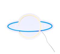 Néon LED Mural Planet 36cm Bleu
