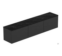 Meuble TV en bois "Neon" 160 x 32 x 35 cm - Anthracite
