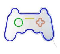 Atmosphera - Tube néon mural led manette bleu l 41cm