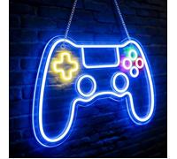 Neon Wall Sign, Gaming Decoration, LED Gaming Decoration, Neon Controller Sign for Gaming Room, Adjustable USB Neon Light