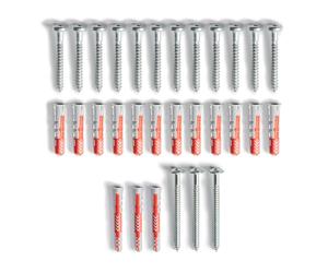 neoro n50 Kit de fixation sur mur de briques, pour meuble sous-lavabo suspendu, BL000146,