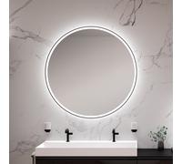 neoro n50 Metal Touch Miroir avec éclairage Ø 120 cm, éclairage sur le pourtour, direct + indirect, BN0024MI,
