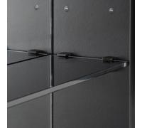 neoro n50 | n50T46 Étagère en verre pour armoire de toilette l : 60 cm, 3 pièces, BL000194,
