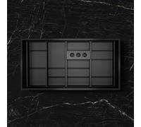 neoro n50 StyleBox Set pour produits d’hygiène dentaire pour meuble bas l: à partir de 80 cm (tiroir supérieur), BN080.Set3,