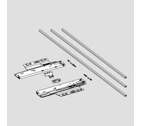 neoro n50T46 Ensemble de glissières de tiroir de meuble bas (pour 1 tiroir), système Hettich, BL001314,