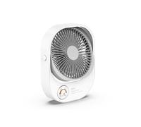 NEOZHOU Ventilateur Portable 3 Vitesses Silencieux Rotation 360° Charge Type-C