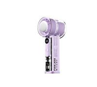 NEOZHOU ventilateur portable rechargeable, écran numérique, 3 vitesses, fonction rafraîchissante - Mauve