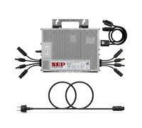 NEP Kit Micro-Onduleur Solaire BDM-1600W 4 MPPT + Câble Prise EU 5m Connecteur BQ, Solution Balcon Autoconsommation Plug & Play WiFi