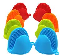 NEPAK 4 Paires de poignées de pincement de Cuisson en Silicone Mitaines de Four manique pour Cuisine Cuisine et Cuisson