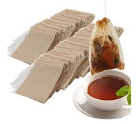 NEPAK 600PCS Sachets de Thé Filtre Sachet de Thé Vide en Non-Tissé Jetable Multiusage Défilage Filtre à Thé Taille de 6cm*8cm