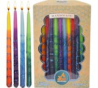 Ner Mitzvah Hanukkah Bougies en Cire d'abeille - Bougie Hanouka de Taille Standard - Cire d'abeille Bio de Qualité Supérieure - 45 Bougies Hanouka par Boîte - Décorél
