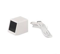 NerdMiner Ticker, affichage du marché, taux de change, horloge météo de bureau, pièce réelle, petit gadget WiFi avec alimentation pour Ethereum (blanc)