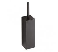 Nero Brosse de toilette murale carrée en Laiton, Noir (135913090)