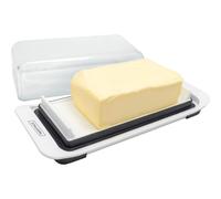 Nerthus FIH 1364 beurrier avec Couvercle Transparent Base antidérapante Conserver Le Beurre en Cuisine et à Table