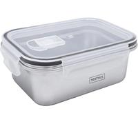 Nerthus FIH 1515 lunchbox acier inoxydable rectangulaire 1200 ml hermétique compatible micro ondes idéale travail bureau