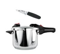 Nerthus FIH 1662 Set Autocuiseur avec Éplucheur Dentelé Préparation Rapide Légumes Aliments