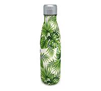 Nerthus FIH 510 Thermos Double paroi pour friandises et Chaudes Design Palmiers en Acier Inoxydable 500 ML sans BPA, 18/8, Paume, Palmier
