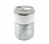 NERTHUS Fih 729 Fiole à Double paroi en Acier Inoxydable 18/8 INOX/Blanc 1500 ML