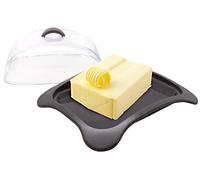 Nerthus FIH 915 beurrier Plastique avec Couvercle Transparent Rangement Beurre Cuisine