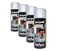 NESPOLI Aérosol spécial hautes températures blanc 400 ml (Lot de 4)