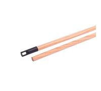 NESPOLI Manche à balai de chantier en bois - Type 3 - Long 1,30m Ø24 - Outil pour le Bâtiment