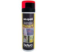 NESPOLI Peinture aérosol traceur de chantier rouge fluorescent 500 ml