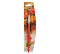 Nespoli Pinceau décoratif rond Bois FSC Fibre Konex Fleur Taille 10 Orange