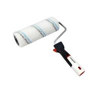 Nespoli - Rouleau de Peinture 22 cm pour Surfaces Rugueuses et travaux manuels, Rouleau Peinture Murale et Fixation pour Murs intérieurs, poignée Ergonomique SoftTouch Confortable - Application