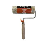 NESPOLI Rouleau pro 180 mm avec manche bois FSC®, façades irrégulières