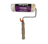 NESPOLI Rouleau professionnel 180mm, finition satin, manche en bois FSC®