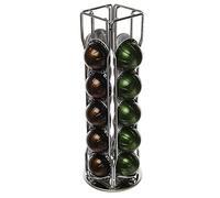 Nespresso Vertuo Lot de 20 porte-capsules à 4 rangées avec base rotative à 360°