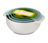 Joseph Joseph Set de bols de cuisine OPAL NEST, 9 pièces, empilable, avec tasses à mesurer