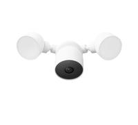Nest Cam avec projecteur (filaire) - Caméra de sécurité IP Intérieure et extérieure, 1920 x 1080p
