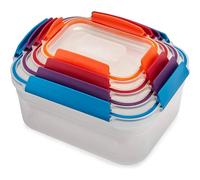 Joseph Joseph Nest Lock Set 5 Boîtes Alimentaires en Plastique, Boîte Repas, Conservation Alimentaire, Rangement et Organisation de Cuisine, Multicolore