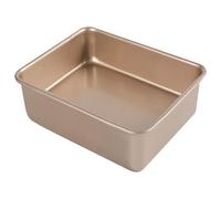 NESTINGHO 1pièce Moule à Gâteaux Carré Antiadhésif Tarte Non-stick Acier Inoxydable pour Cuisson Uniforme Barbecue Pâtisserie