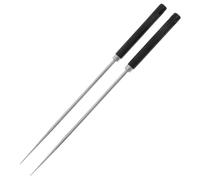 NESTINGHO Baguettes Japonaises Noir Design Japonerie Élégant en Acier Inoxydable Légères et Réutilisables 1 Paire Multi-usage Maison Restaurants