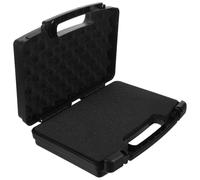 NESTINGHO Boîte à Outils Portative et Grande Capacité de Charge en Plastique Noire avec Mousse Intérieure, Protection Renforcée pour Sport en Plein Air