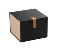 NESTINGHO Boîte de Rangement Décorative Bleu avec Fermeture Cuir pour Coffret Théière Argile Violette Boîte Cadeau Multifonction Robuste et Élégante pour Bijoux et Accessoires