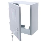 NESTINGHO Boîtier de Compteur Blanc avec Porte Transparente, Boîte de Jonction Électrique Extérieure pour Installation Industrielle et Accès Données Facile