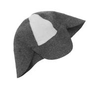 NESTINGHO Bonnet de Sauna en Feutre Respirant Protection Oreilles, Design Stylé, Taille 36x23cm, pour Sauna Finlandais et Spa