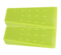NESTINGHO Cale de Stabilisation D'abattage en Plastique Vert 5 Pouces Réutilisable et Légère 2pcs pour Exploitation Forestière et Bûcheronnage
