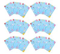NESTINGHO Cartes D'invitation Fête D'été Bord de L'eau, 20pcs en Papier Espace Ample pour Détails, pour Vacances et Activités Estivales