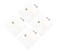 NESTINGHO Crochets adhésifs en plastique sans vis, lot de 4pcs multi-usages avec fixation réglable, adaptés pour patère murale et support d’accessoires