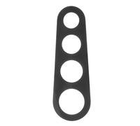 NESTINGHO Doseur à Pâtes Mesure Précise Mesureur de Spaghetti 4 Trous en Acier Inoxydable Noir Nettoyage Facile, Anti-décoloration, Cuisine et Cuisson