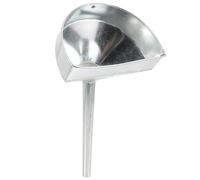 NESTINGHO Entonnoir à Carburant en Fer Argenté pour Automobiles et Motos Filtre Intégré, Design Long Manche, Léger et Facile à Utiliser, Anti-fuite Garantissant un Ravitaillement Précis