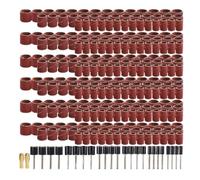 NESTINGHO Kit de 458 Pièces Accessoires pour Meuleuse Électrique Tête de Meulage à Anneau de Sable en Oxyde D'aluminium, Design Antistatique pour Bois et Fibre de Verre