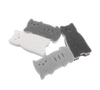 NESTINGHO Lot de 4 Éponges à Vaisselle Forme Chat à Double Usage en Éponge Résistante Cuisine et Ménage, Nettoyage de Fruits et Verre sans Déformation